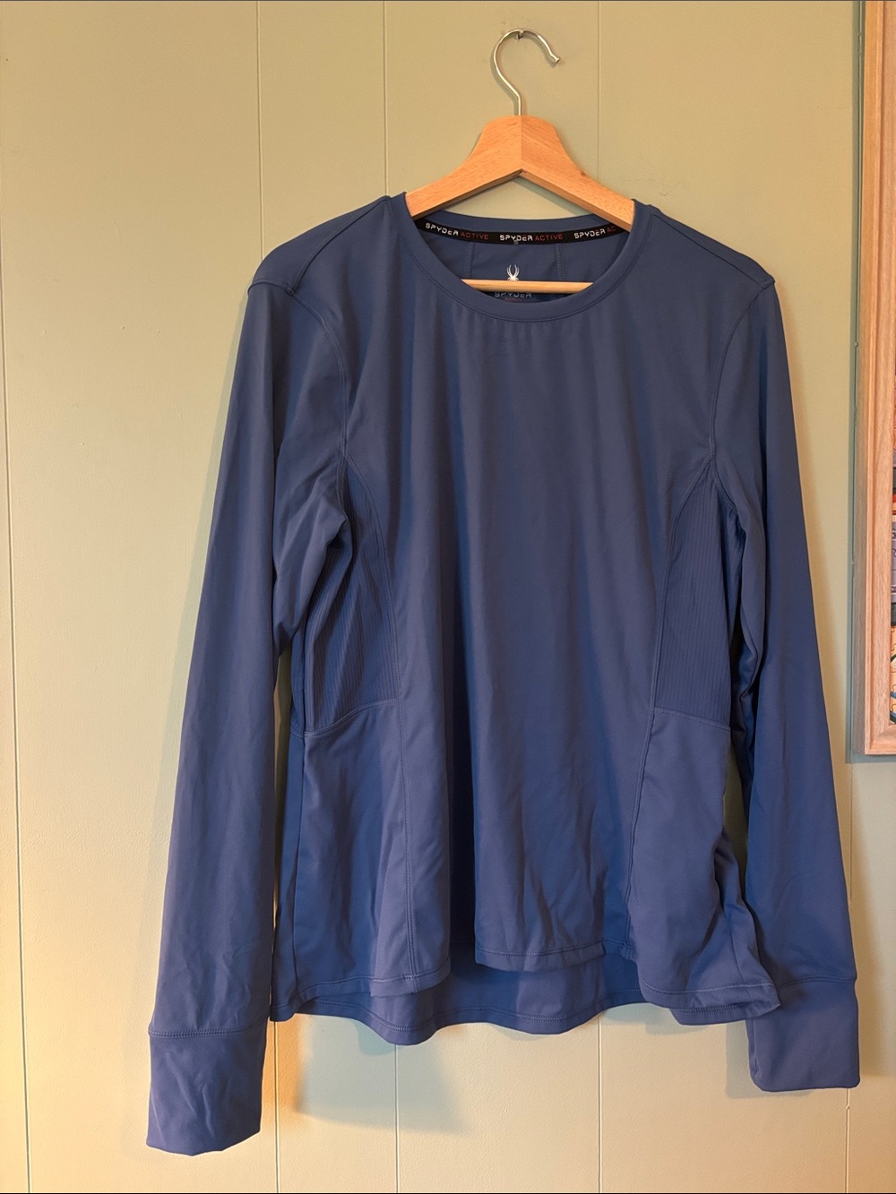 Spyder Women's Navy Long-Sleeve Performance Top